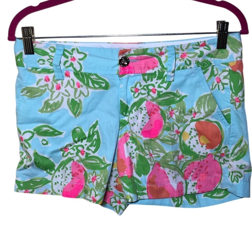 Lilly Pulitzer Callahan Shorts Its Always Summer Somewhere Multicolor size 2